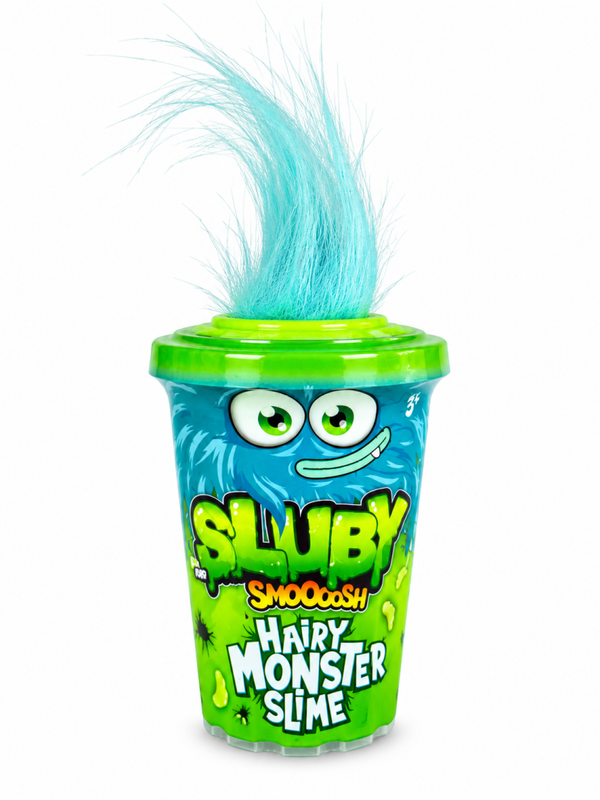 Sluby - Hairy monster slime groen