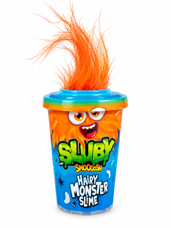 Sluby - Hairy monster slime oranje