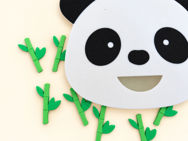 Hongerige panda