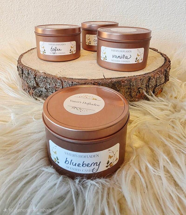 Duftkerzen mit Holzdocht