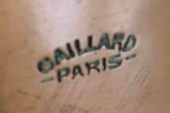 Mid-1950s to 1980s Établissements Gaillard et fils, often seen on Silver lined pieces