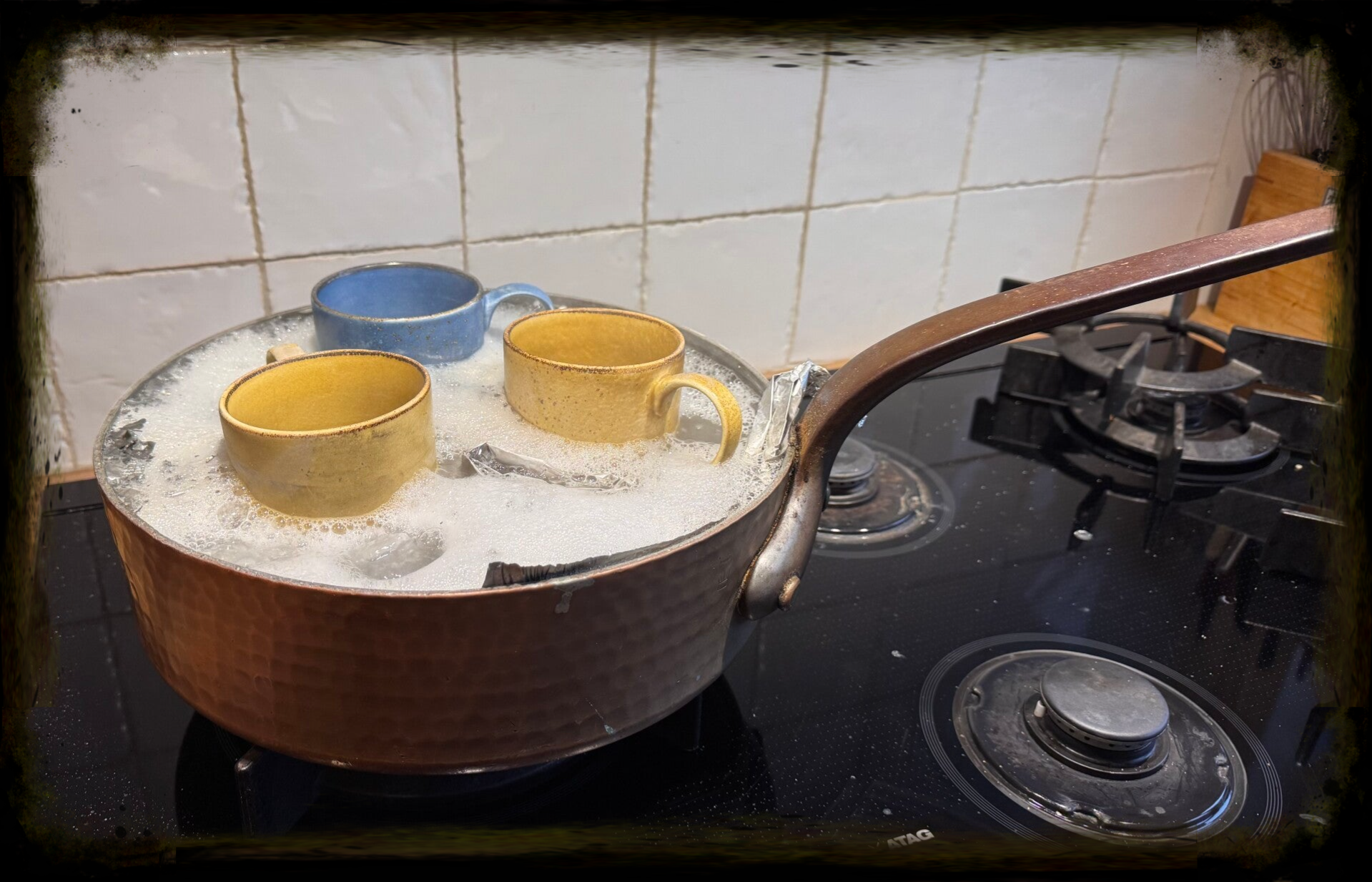 The cleaning process