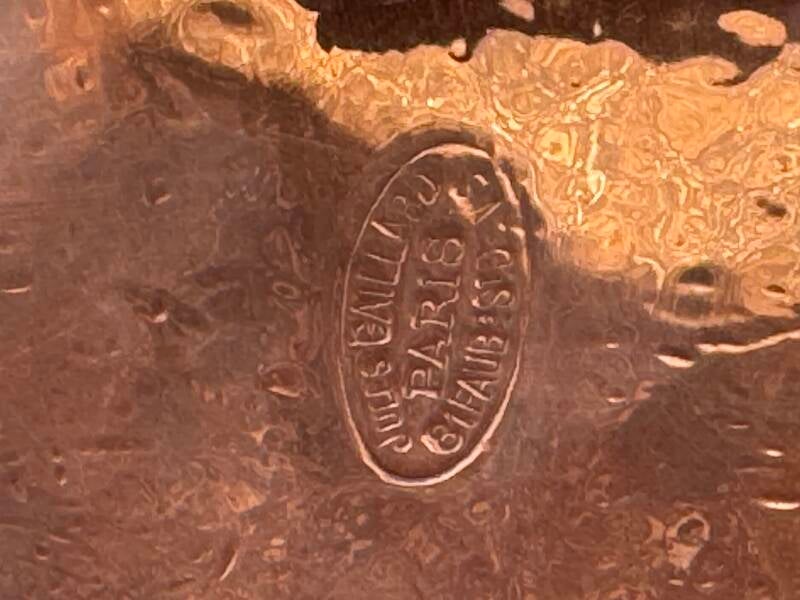 Oval maker stamp Jules Gaillard Paris - 1918-1920 - close up
