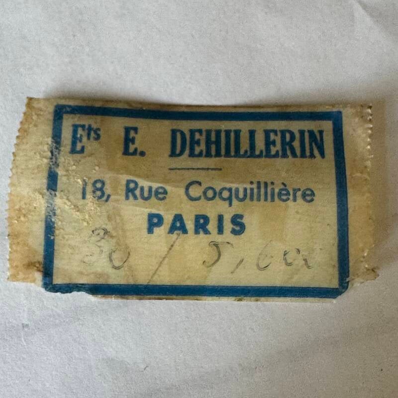 Original Label E. Dehillerin