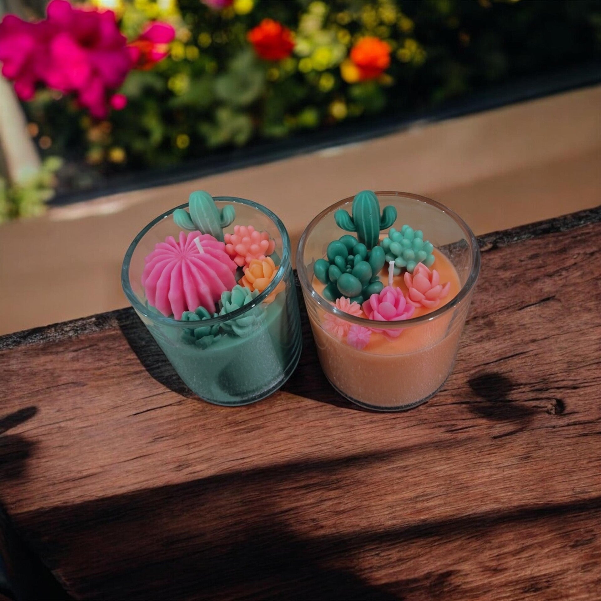 Cactus candle bundle