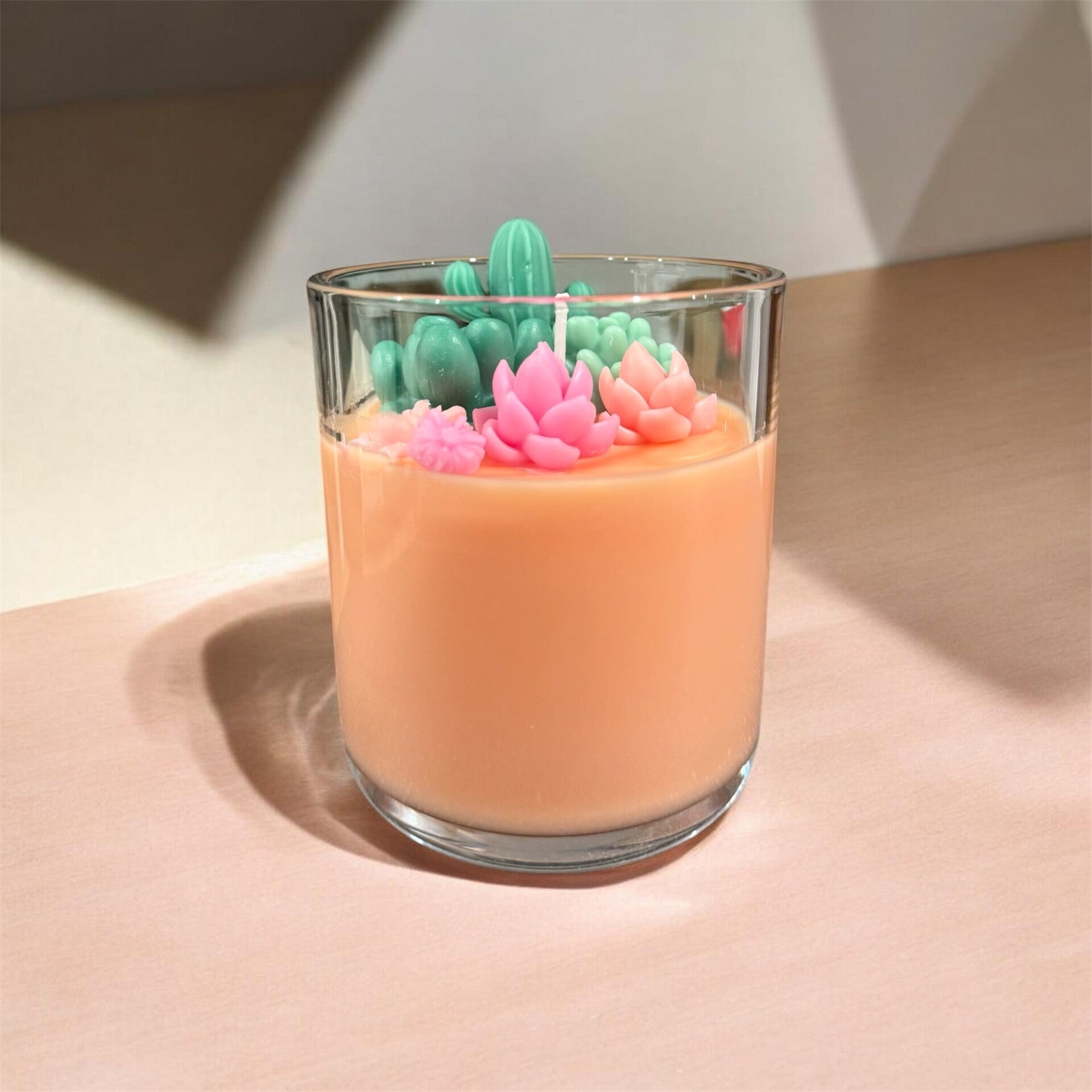 Cactus succulent candles