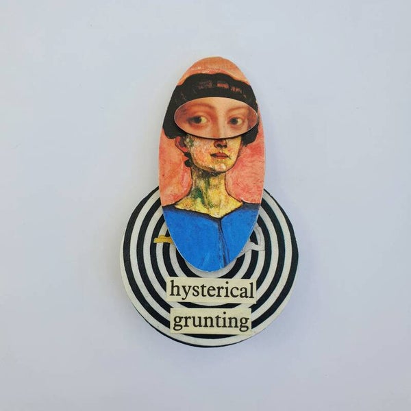 Hysterical Grunting Brooch