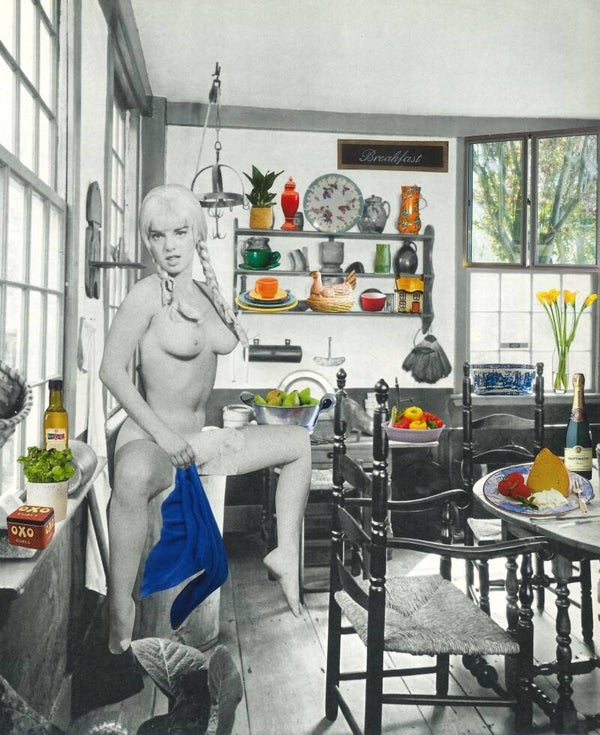 Original collage "Sasha" from the Home Bodies Collection