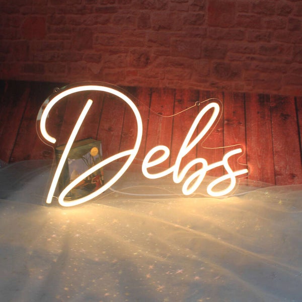 Debs Neon Light for backdrop