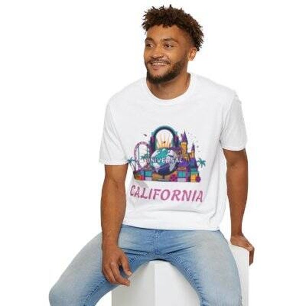 Universal Theme Park T-Shirt — Colourful Universal Park Graphic Tee | Personalise to which park your visiting ¦ Florida ¦ California ¦ UK