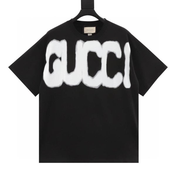 T shirt GG BB nera