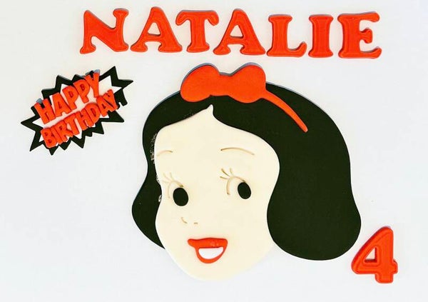 Snow White Cake Toppers Edible Fondant