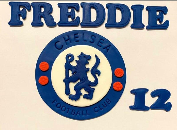 “FC 2” Cake Toppers Edible Fondant