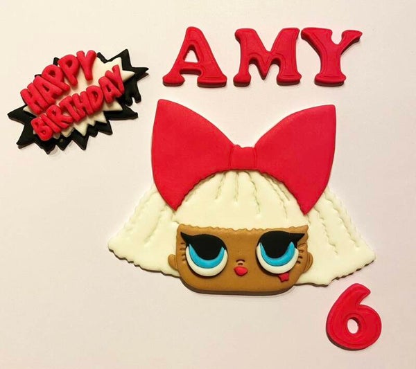 Doll Cake Toppers Edible Fondant