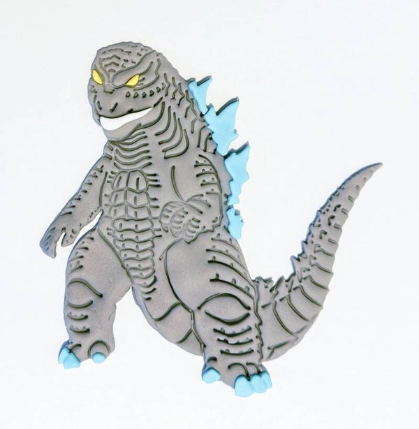 Godzilla Cake Toppers Edible Fondant