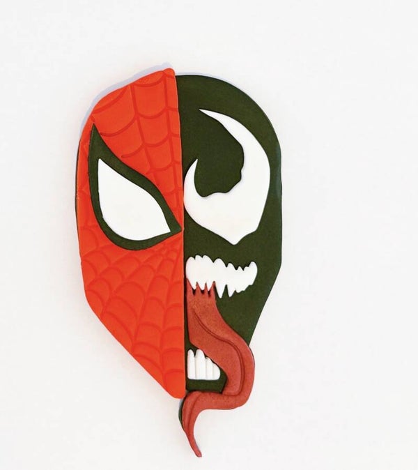 Spiderman/Venom Cake Toppers Edible Fondant