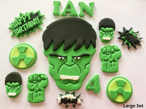 Hulk Cake Toppers Edible Fondant