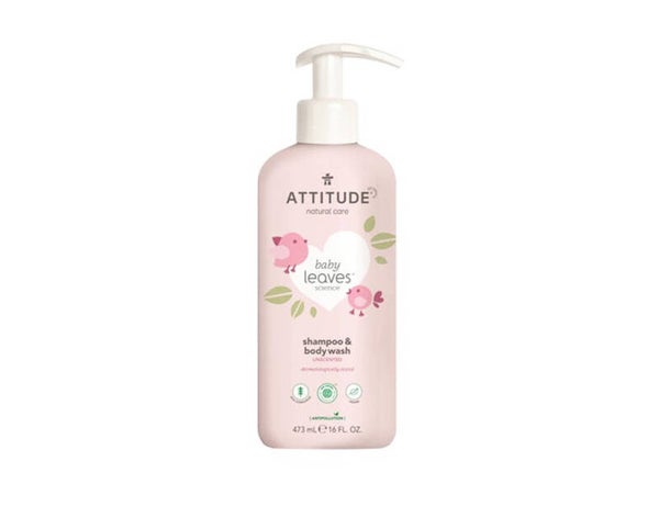 Attitude - Baby Leaves™ - Shampoo & Body Wash - Baby - Geurvrij 475ml