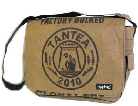 Laptop Tas - Gerecyclede Theezakken van Rag-Bag