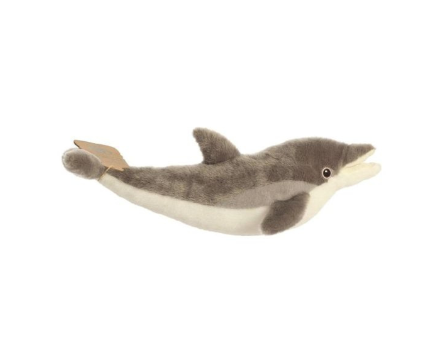 Pluchen Knuffel Dolfijn van Eco Nation - 28 cm