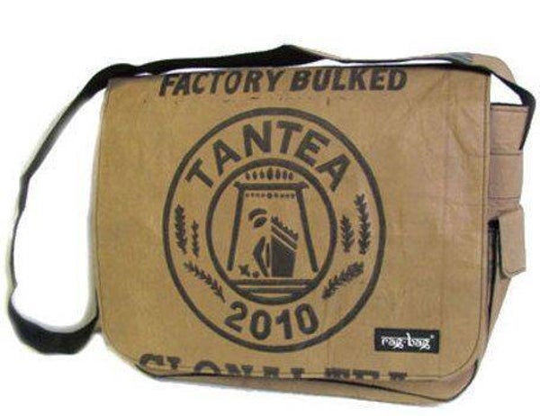Laptop Tas - Gerecyclede Theezakken van Rag-Bag