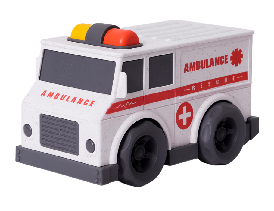Bioplastic Ambulancewagen (15cm)