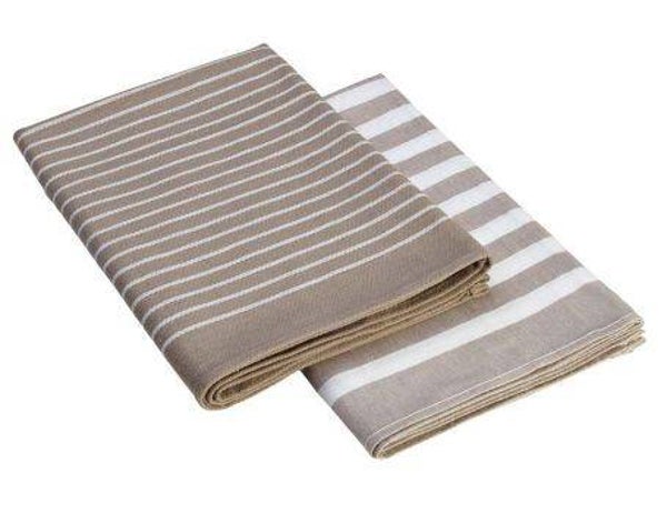 Theedoeken set - biologisch katoen - Gots - 2st.