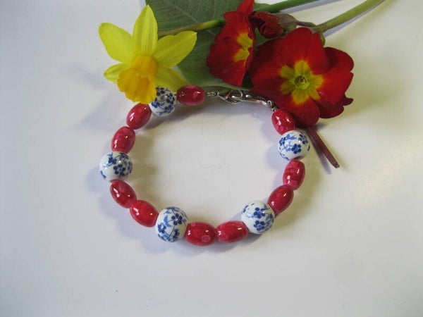 Bracelet élegant et florale - B1039