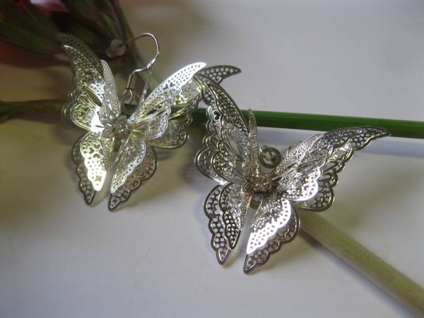 Boucles d'Oreilles Papillon - E1032