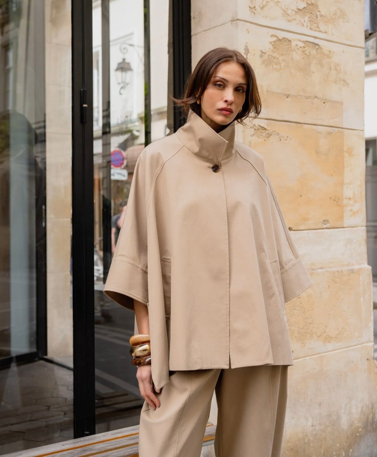 Cape jacket kort