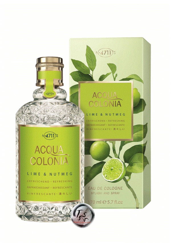4711 Lime & Nutmeg cologne spray 50ml-Dames&Heren.