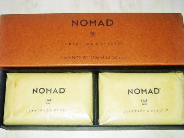 Vintage-Crabtree&Evelyn-Nomad zeep 2 stuks van 150 gram.