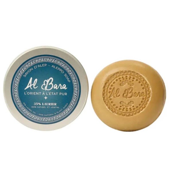 Al Bara Scheerzeep met 35% Laulierbesolie 120 gram in blik