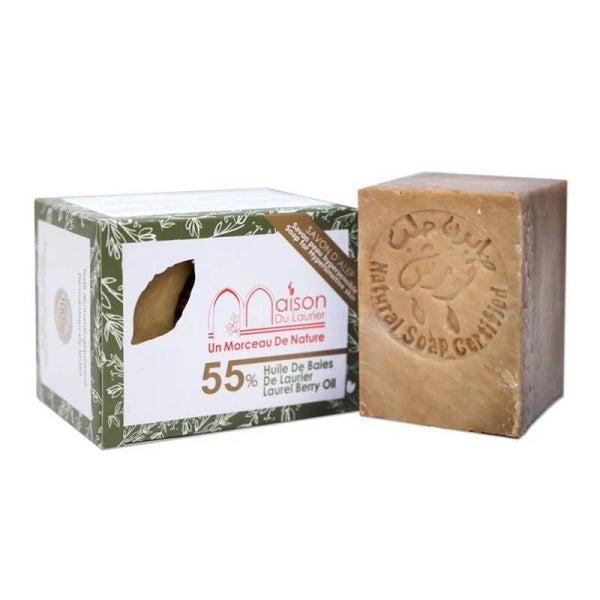 Aleppo zeep 55% Larierbesolie 200 gram -Eczeem-Psoriasis-droge huid