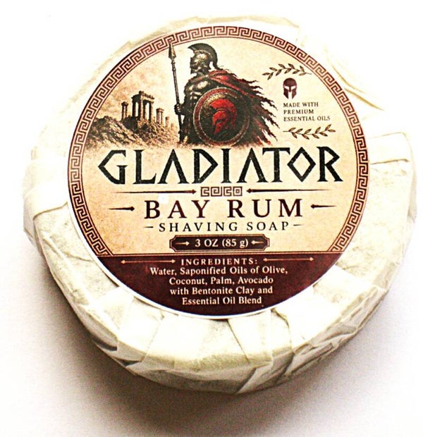 Amish Gladiator Bay Rum scheerzeep vulling-100 gram