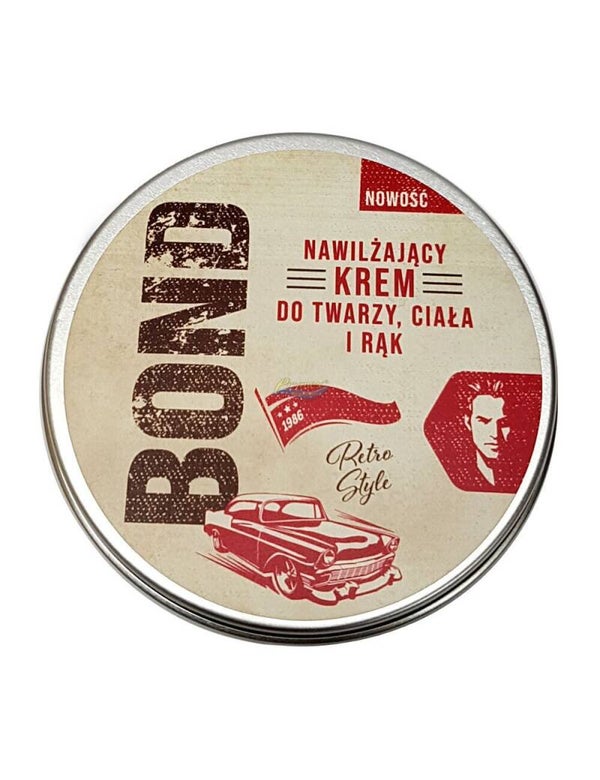 Bond retro gezichtscrëme in blikje van 75 ml