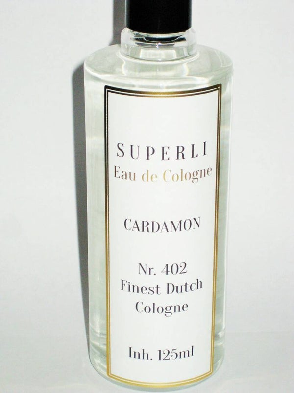 Superli Cardamon Eau de Cologne-125 ml-No.402-70%.Vol-Nieuw