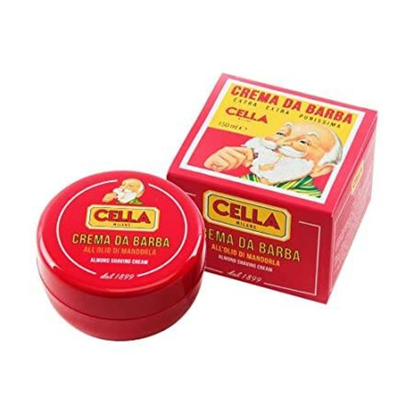 Cella Milano Traditional Almond scheerzeep in pot van 150 ml