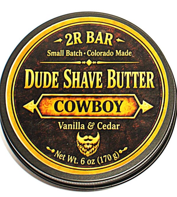 Dude Cowboy Vanille&Ceder voor scheren zonder kwast 170 gram. vega
