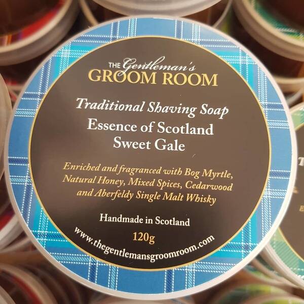 Essence of Scotland ,,Sweet Gale,, Traditionele scheerzeep 120 gram