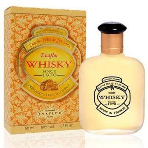 Evaflor Whisky  Eau de Toilette spray 100ml-80% volume alcohol.