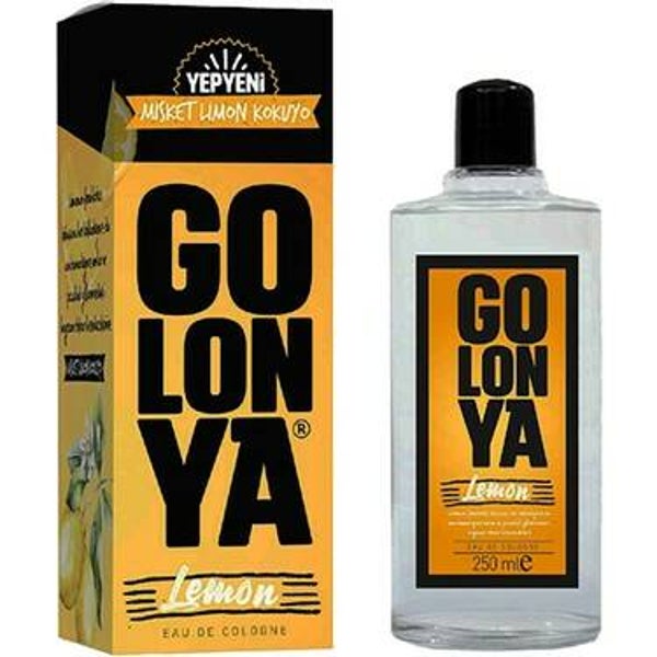 Golonya Lemon Eau de Cologne in glas-250ml-80% volume