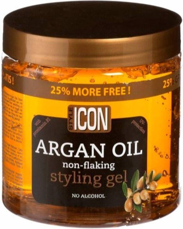 Icon Argan olie  Styling Gel 525ml-No Flaking (zonder schilfers0