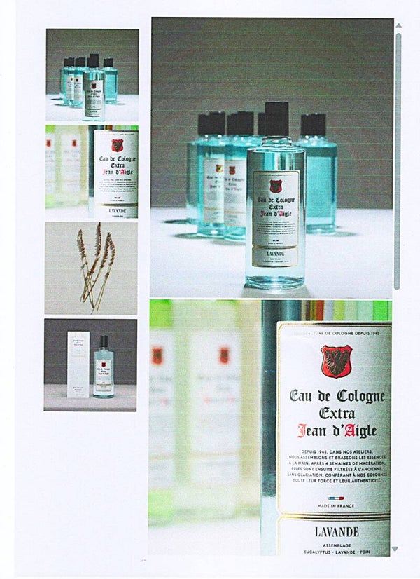 Jean d Aigle Lavendel Eua de Cologne Extra-250ml-Glas-met verstuiver