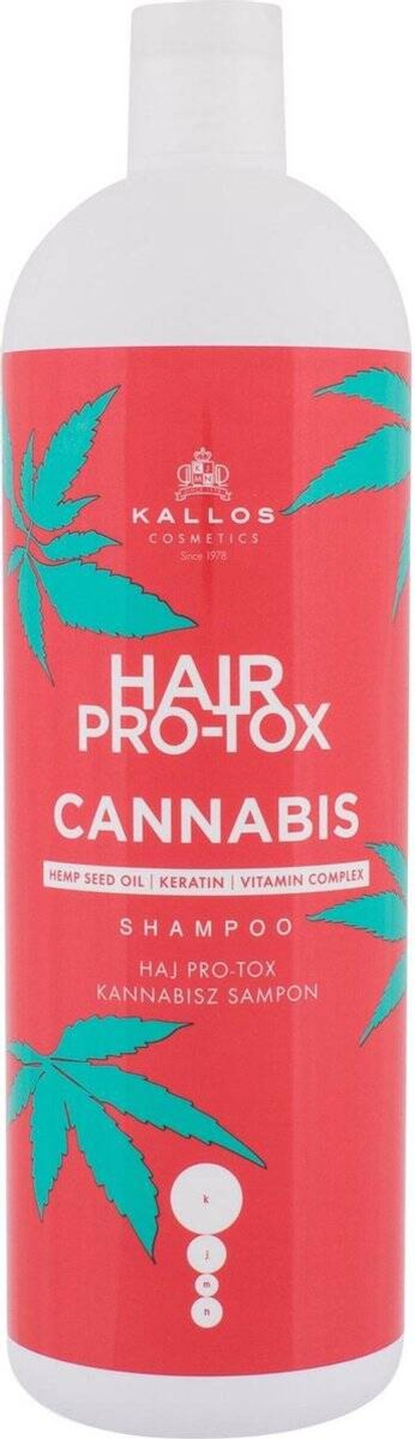 Kallos Shampoo met Hennepzaadolie 1000ml