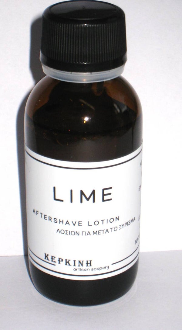 Kepkinh Lime aftershave lotion 60ml in glas