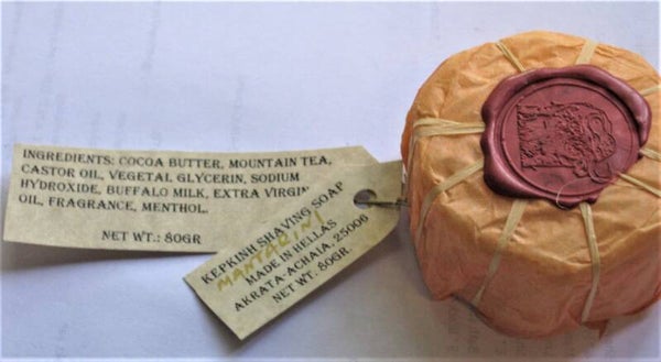 Kepkinh Artisan Mandarijn scheerzeep-80 gram.