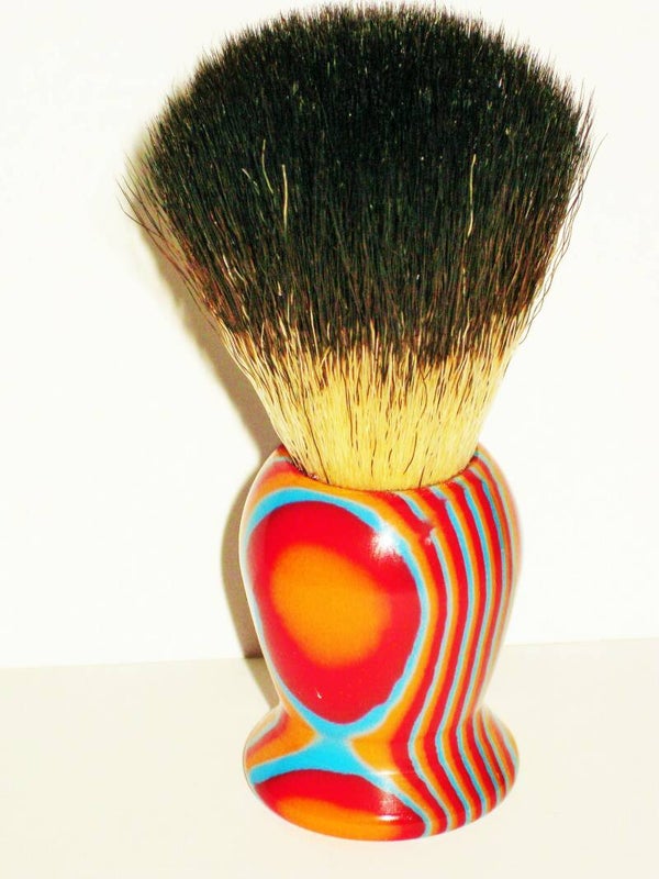 Fineart Luxe Diervriendelijke Fiber scheerkwast-Brown Eye-No.4