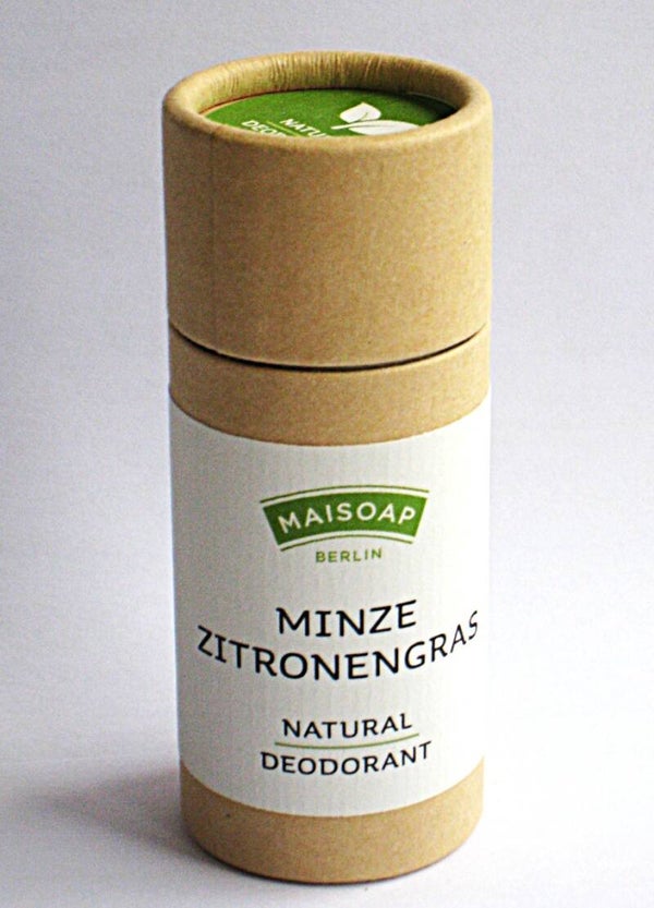 Maisoap Vega Mint&Citroengras deo stick 60 gram in karton verpakking,.