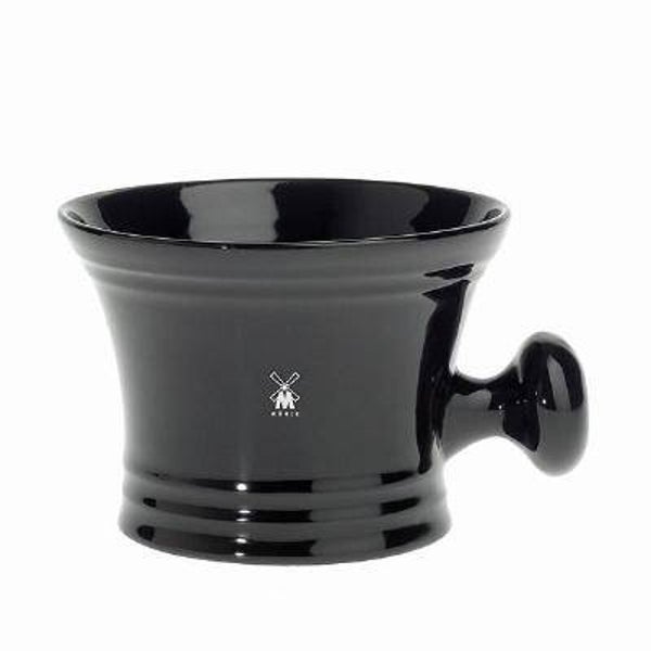 Muhle Porceleinen scheerkom zwart Shaving Mug RN 46